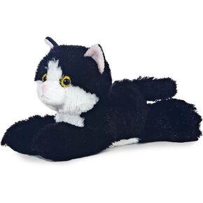 Aurora® رائعتين Mini Flopsie ™ Maynard ™ Stuffed Animal - سهولة مرحة - رفاق الخالدة - الأسود 8 بوصات in Saudi Arabia