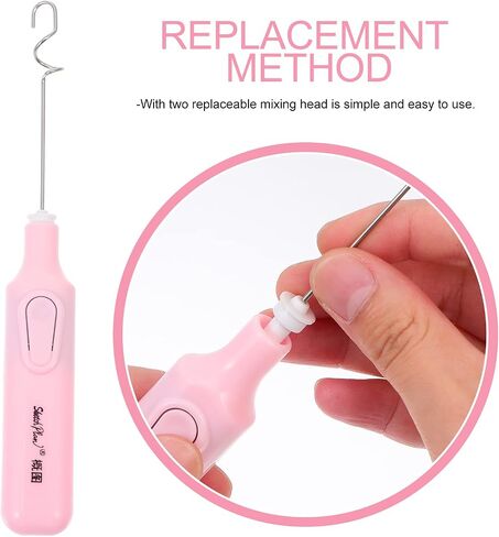 EXCEART Electric Gouache Paint Mixer - Handheld Pigment Stirrer for Art Painting, Quick and Even Color Mixing, Pink in Saudi Arabia