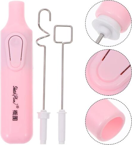 EXCEART Electric Gouache Paint Mixer - Handheld Pigment Stirrer for Art Painting, Quick and Even Color Mixing, Pink in Saudi Arabia