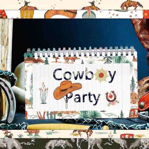 24 ورقة لوحة النمط الغربي 11.8 '' x 11.8 '' WILD WEST DOCROOK PAPER MITIFS WESTRY BOOTS HATS CACTUS مزخرفة على الوجهين حزمة بطاقة Western Cowboy DIY ، سجل القصاصات ، ألبوم الصور in Saudi Arabia