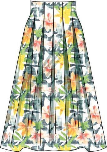 Simplicity SS3139U5 Misses' High-Waisted Pleated Skirt Sewing Pattern Packet, Design Code S3139, Sizes 16-18-20-22-24 in Saudi Arabia