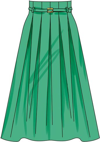 Simplicity SS3139U5 Misses' High-Waisted Pleated Skirt Sewing Pattern Packet, Design Code S3139, Sizes 16-18-20-22-24 in Saudi Arabia