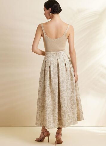 Simplicity SS3139U5 Misses' High-Waisted Pleated Skirt Sewing Pattern Packet, Design Code S3139, Sizes 16-18-20-22-24 in Saudi Arabia