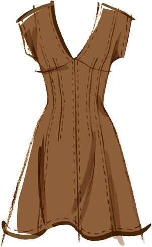 McCall's Dress, Sewing Pattern Packet, Design Code M8577, Multicolor in Saudi Arabia