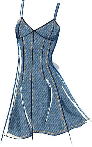 McCall's Dress, Sewing Pattern Packet, Design Code M8577, Multicolor in Saudi Arabia