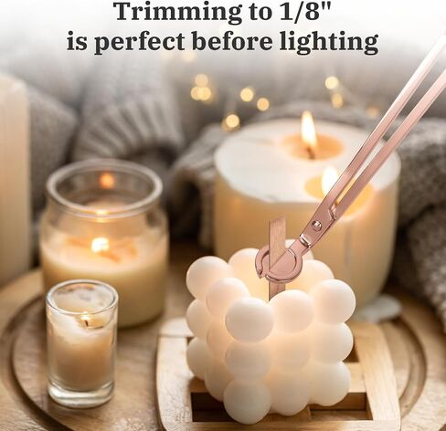 100 PCS Thickened Wood Wicks for Candles Making with Wick Trimmer & Iron Bases-0.5 × 5.1in, Naturally Smokeless Candle Wicks Naturally Smokeless for Long Lasting(Round Base) in Saudi Arabia
