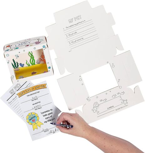 متعة Express Color Own Pet Ocean Habitat مع شهادات التبني - VBS VOS Facia Bible School Supplies/Decor in Saudi Arabia