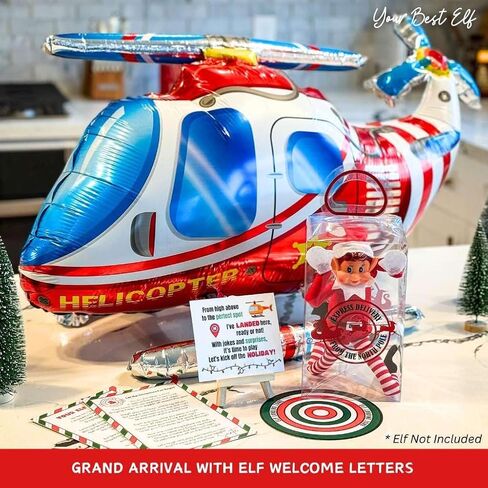 2025 elf Kit - 24 Day elf kit for Christmas Holiday Countdown ، Props Elf Props ، أنشطة ماكرة ، ألعاب ، أذى ، ملابس ، و KIT ANTICS 1 KID in Saudi Arabia