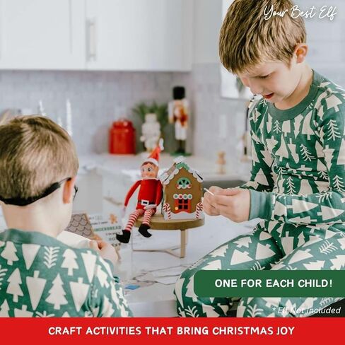 2025 elf Kit - 24 Day elf kit for Christmas Holiday Countdown ، Props Elf Props ، أنشطة ماكرة ، ألعاب ، أذى ، ملابس ، و KIT ANTICS 1 KID in Saudi Arabia