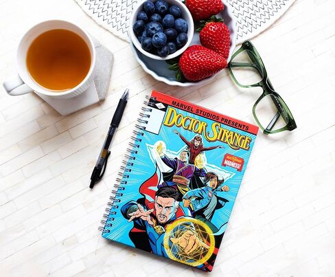 Marvel Studios Doctor Strange in the Multiverse of Madness Hard Cover Notebook | Bound Sketchbook Journal ، Notepad مع ورق مبطن ، كتابة مذكرات السفر | اللوازم المدرسية للكلية ، الأعمال in Saudi Arabia