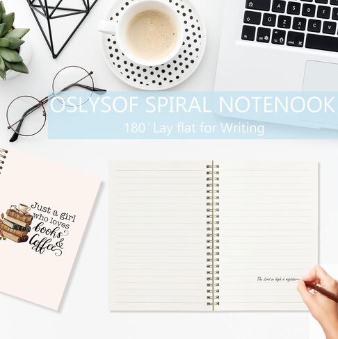 Oslysof Vintage Book Reader Noteboor ، مجلة Gifts Gifts Journal for Women ، مجرد فتاة تحب الكتب وأجهزة الكمبيوتر المحمولة لأخذ الملاحظات ، وهدايا أمين المكتبة ، 5.5 × 8.3 بوصة مع 164 صفحة in Saudi Arabia
