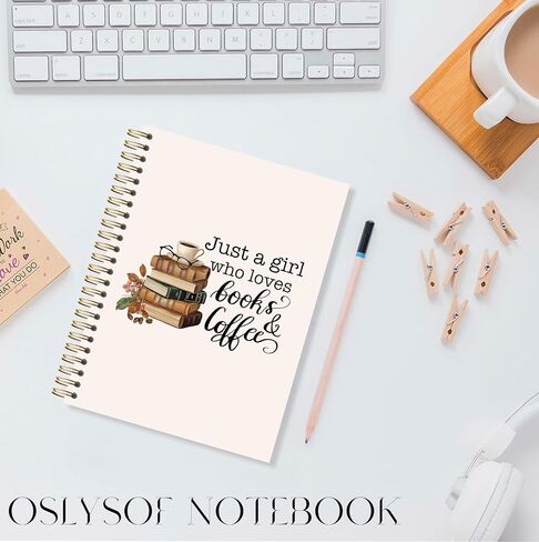 Oslysof Vintage Book Reader Noteboor ، مجلة Gifts Gifts Journal for Women ، مجرد فتاة تحب الكتب وأجهزة الكمبيوتر المحمولة لأخذ الملاحظات ، وهدايا أمين المكتبة ، 5.5 × 8.3 بوصة مع 164 صفحة in Saudi Arabia