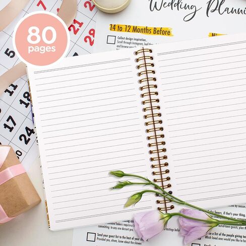 تحكم Boho Floral Botanical Journal Notebooks ، College Gold and Black Flower College لأخذ ملاحظات ، مجلة Wildflower Journaling ، SPORAL Notebook 5.5x8.3 in Kuwait