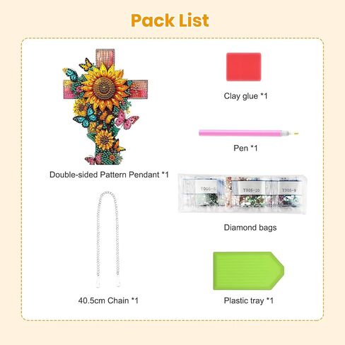 EOBROMD Diamond Hanging Art Kits for Adults, Cross Butterfly Suncatcher Diamond Art Painting, DIY Special Shaped Rhinestone Kits for Adults, Window Pendants Home Garden Wall Hanging Ornament in Saudi Arabia