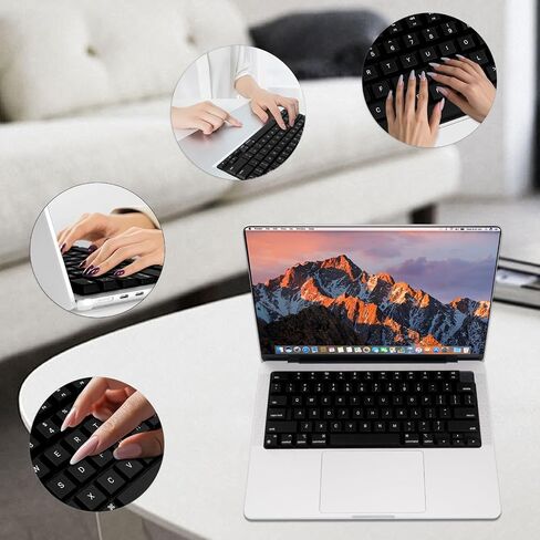 Moseso متوافق مع MacBook Air Case 13 Inch Case 2025-2022 M4 A3240 M3 A3113 M2 A2681 ، غلاف القذيفة الصلبة والوحة المفاتيح وغطاء الشاشة ونوع C & SILICONE غطاء مفاتيح مرفوع للأظافر الطويلة والأزرق الأزرق in Saudi Arabia