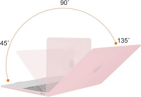 MOSISO Plastic Hard Shell&Neoprene Laptop Sleeve Bag&Keyboard Cover&Screen Protector&Storage Bag Compatible with MacBook Air 13 inch 2022-2018 Release A2337 M1 A2179 A1932, Pink in Saudi Arabia