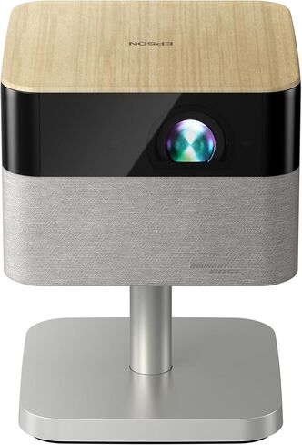 Epson Lifestudio Flex Plus 4K PRO-UHD Portable Lifestyle Projector, 1,000 Lumens of Color and White Brightness, Sound by Bose, Google TV, 3-Chip 3LCD Triple Core Engine, Epson Projection Studio App in Saudi Arabia