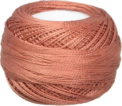 DMC 116 12-356 كرات خيط القطن اللؤلؤة ، Terra cotta المتوسطة ، الحجم 12 in Saudi Arabia