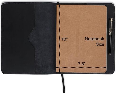 Leather Journal Cover, Leather Notebook Cover, XL Journal Cover- 7.5in x 9.75in in Kuwait