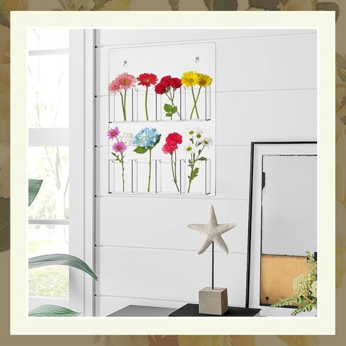 Wall Mount Acrylic Lockmark Display ، 8 فتحات Clear Workmark Holder Stand for 2 '' Bongmks ، لا يوجد تجميع مطلوب ملصق محمول للبائعين ، متجر البيع بالتجزئة ، معرض الحرفي in Saudi Arabia