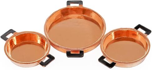 Odoria 1/12 Miniature Pans 3pcs ملحقات الديكور دمية in Kuwait