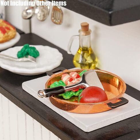 Odoria 1/12 Miniature Pans 3pcs ملحقات الديكور دمية in Kuwait