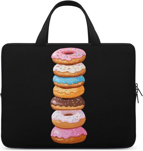 Doughnuts Laptop Bag Sleeve Briefcase Tablet Handbag Purse Tote Bags for Work Travel in Saudi Arabia