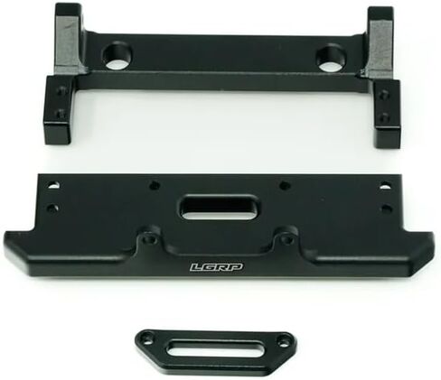 LGRP الألمنيوم المصد الأمامي (ساتان أسود) متوافق مع Axial® CJ7® 1/10 SCX10 RC4WD LGCJ7001 in Saudi Arabia