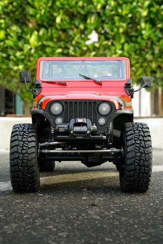 LGRP الألمنيوم المصد الأمامي (ساتان أسود) متوافق مع Axial® CJ7® 1/10 SCX10 RC4WD LGCJ7001 in Saudi Arabia