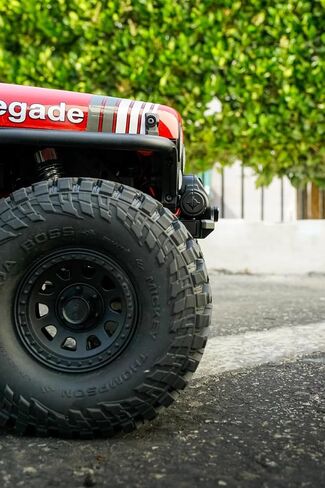 LGRP الألمنيوم المصد الأمامي (ساتان أسود) متوافق مع Axial® CJ7® 1/10 SCX10 RC4WD LGCJ7001 in Saudi Arabia