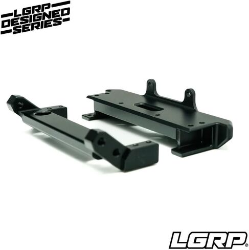LGRP الألمنيوم المصد الأمامي (ساتان أسود) متوافق مع Axial® CJ7® 1/10 SCX10 RC4WD LGCJ7001 in Saudi Arabia