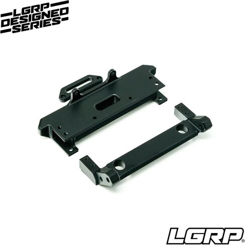 LGRP الألمنيوم المصد الأمامي (ساتان أسود) متوافق مع Axial® CJ7® 1/10 SCX10 RC4WD LGCJ7001 in Saudi Arabia
