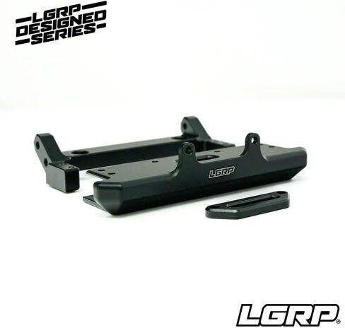 LGRP الألمنيوم المصد الأمامي (ساتان أسود) متوافق مع Axial® CJ7® 1/10 SCX10 RC4WD LGCJ7001 in Saudi Arabia
