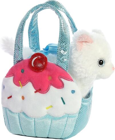 Aurora® Frashy Fancy Pals ™ Sweets Kitty Stuffed Animal - Aff -the -Go - الملحقات الأنيقة - متعدد الألوان 7 بوصات in Saudi Arabia