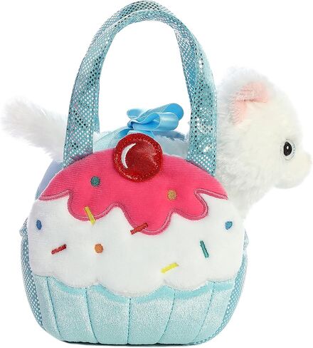 Aurora® Frashy Fancy Pals ™ Sweets Kitty Stuffed Animal - Aff -the -Go - الملحقات الأنيقة - متعدد الألوان 7 بوصات in Saudi Arabia