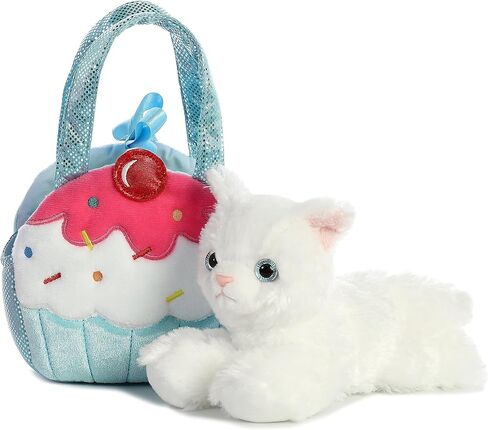 Aurora® Frashy Fancy Pals ™ Sweets Kitty Stuffed Animal - Aff -the -Go - الملحقات الأنيقة - متعدد الألوان 7 بوصات in Saudi Arabia