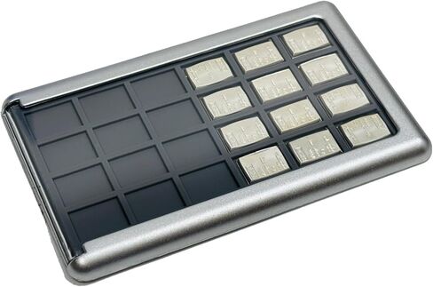 CARLE CARD CARLION CASE for Silver Gold Platinum Palladium Apmex Pamp 1 Gram Bars in Kuwait
