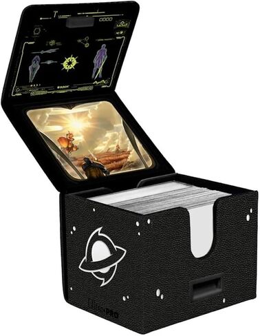 Ultra Pro - Edge of Eternities Alcove Edge Deck Box White Mythic for Magic: The Gathering in Saudi Arabia