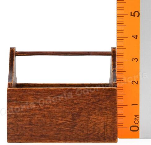 Odoria 1/12 Miniature Toolbox with 8Pcs Tools Dollhouse Garage Accessories in Saudi Arabia