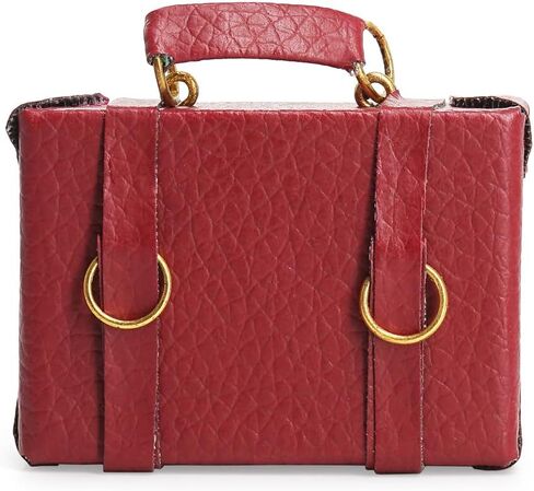 Odoria 1/12 Miniature Briefcase Dollhouse Decoration Accessories, Brown in Saudi Arabia