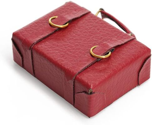 Odoria 1/12 Miniature Briefcase Dollhouse Decoration Accessories, Brown in Saudi Arabia