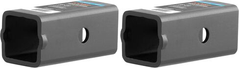 CURT 45405 Trailer Hitch Receiver Adapter Reducer Sleeve, 2-1/2 to 2-Inch, Carbide Black Powder Coat in Saudi Arabia