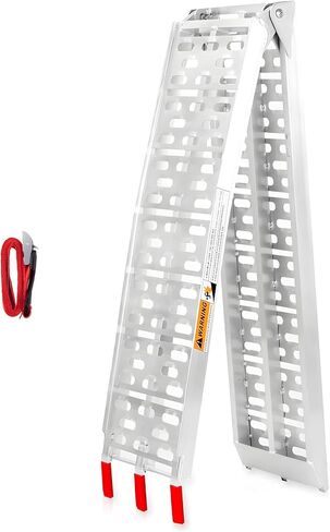 منحدرات VENDAV ATV للشاحنات الصغيرة بطول 7.5 قدم، منحدرات محمولة من الألومنيوم بسعة 1500 رطل، قطعتان. in Kuwait