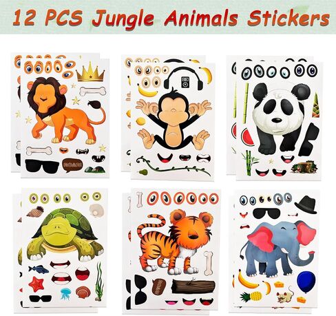 84 Pcs Jungle Safari Party Favors Set Wild Animals Set for Kids Birthday,Safari Birthday Decorations,Safari Party Decorations,Suitable For Holiday,Themed Parties And Other Related Parties(Animal) in Saudi Arabia