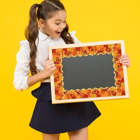 36 Ft Fall Leaves Bulletin Board Border Roll, Maple Leaves Border Autumn Leaf Bulletin Borders Trim for Thanksgiving Fall Autumn School Classroom Office Bulletins Board Party Decor in Saudi Arabia