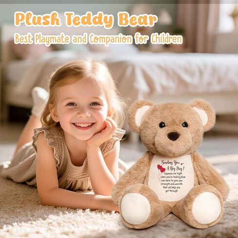 Teddy Bear محشو بالحيوان ، مطرزة على ما يرام قريبا الدب الفخمة مع ضمادة الإصابة ، والاستعادة والهدايا الهدايا للنساء الأطفال الصغار الفتيات المرضى ، والراحة أفضل 15 " in Saudi Arabia