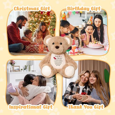 Teddy Bear محشو بالحيوان ، مطرزة على ما يرام قريبا الدب الفخمة مع ضمادة الإصابة ، والاستعادة والهدايا الهدايا للنساء الأطفال الصغار الفتيات المرضى ، والراحة أفضل 15 " in Saudi Arabia
