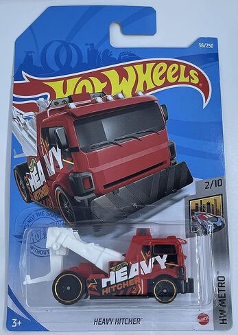 Hot Wheels Heavy Hitcher - HW Metro 2/10 Truck Die-cast Car Model, Red, 1:64 Scale, 3 Inches, Kid, Unisex, Children in Saudi Arabia