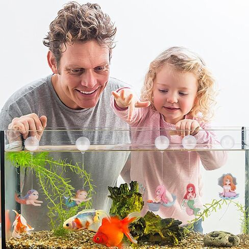 pligreat 4 pcs زخارف خزان السمك العائمة ، زخرفة زخرفية زخرفية زخرفة حوض الحوض محاكاة الأخطبوط seahorse shoperfish المحيط مع جهاز عائم للمنزل تحت الماء in Saudi Arabia