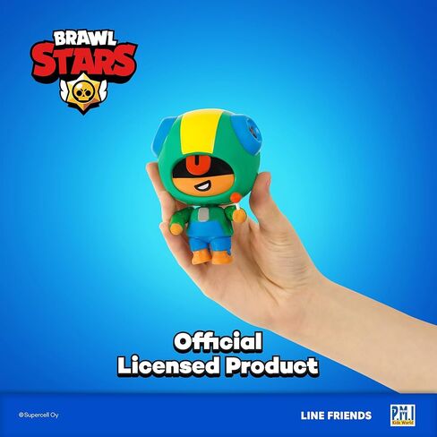 P.M.I. Brawl Stars Action Figure – Leon/Crow/Spike/Colt | 4.5" Collectible Toy | Officially Licensed Merchandise | Gift for Gamers & Fans | Articulated Toy Figure (Assortment A) in Kuwait